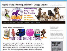 Tablet Screenshot of doggydogma.com.au